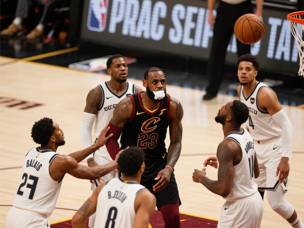 詹姆斯客场带病仍坚持比赛，赛后捧热茶显疲惫